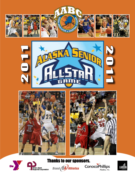 AABC All Star Game Program and Roster